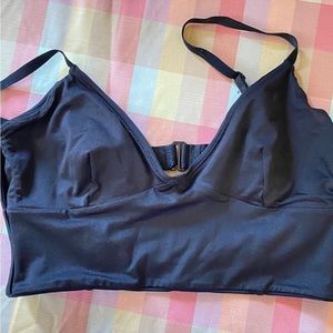 victoria’s secret bralette strappy back triangle top size medium crop top